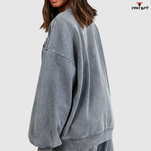 Sweat-shirt unisexe pour femme en coton 100% léger, séchage rapide, prix raisonnable, logo personnalisé sur le devant, couleurs et tailles personnalisées, vente en gros - Product Image 3