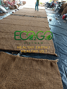Eco2go Vietnam - Toldo de Sombra Rectangular de 2x3m, Fibra de Coco Natural, con Anillas de Acero - Product Image 5
