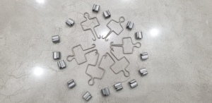Clips de protection de queue en acier inoxydable pour la fauconnerie, clips pour sac à dos, lot de 25 - Product Image 4