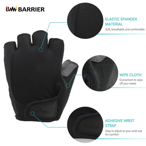 <b>Half</b> Finger Cycling Gloves Anti <b>Slip</b> Bike Riding Gloves For Mountain Biking Road Cycling And Outdoor Adventure Sports - Product Image 5