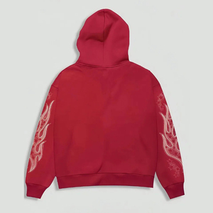 Sudadera con Capucha Negra de Algodón Grueso de Alta Calidad Personalizada Premium, Sudadera con Capucha y Logotipo Personalizado Estampado - Product Image 4