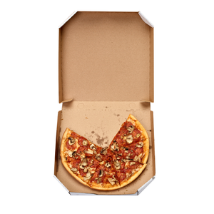 Durable E-flute Pizza Paper Box Custom Printed Takeout Food Packaging Wholesale Kraft Corrugated Pizza Boxes Manufacturers - Product Image 4