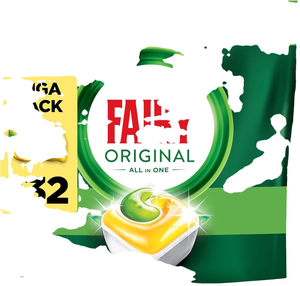 Pastillas para Lavavajillas Fairy Todo en Uno, Paquete Grande, 132 Pastillas, Limón - Product Image 2