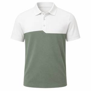 เสื้อโปโลพรีเมียมสำหรับผู้ชาย คอปกตัดสี ปักลายได้ตามสั่ง สวมใส่สบาย เหมาะสำหรับกอล์ฟ เทนนิส และคลับแวร์ ดีไซน์ใหม่ ลดราคา - Product Image 2