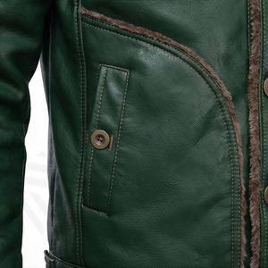 Veste de moto en cuir véritable pour homme de qualité supérieure, nouvelle arrivée, vestes de moto d'hiver, protections amovibles, personnalisables - Product Image 5