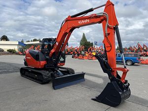 รถขุดขนาดเล็ก Kubota KX080-5 มือสอง รถตักดินแบบตีนตะขาบ 5 ตัน บุ้งกี๋ 1.7 ลบ.ม. สำหรับงานก่อสร้างและงานฟาร์ม - Product Image 4