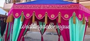 <b>Wedding</b> Marquee Tent Pavilion Draped Curtain Canopy Outdoor Event Decoration <b>Frame</b> Structure Party Setup Garden Ceremony Tent - Product Image 2
