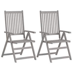 4pcs Solid Acacia <b>Wood</b> Patio <b>Reclining</b> <b>Garden</b> <b>Chairs</b> with Cushions - Product Image 2