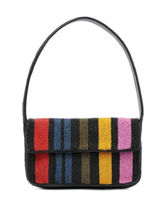 Bolso de Hombro Tipo Baguette con Cuentas de Primera Calidad, Bolso de Moda Hecho a Mano, Pieza Exclusiva de Colección para Mujer, Edición de Diseñador de Lujo - Product Image 1