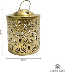 Lanterne en métal artisanale Licorne, porte-bougie découpé, imprimé, résistant à la chaleur, décoration d'intérieur - Product Image 2