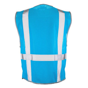 Custom Construction Reflective Safety Clothing High Visibility Mesh Safety Workwear Traffic Security vest - Product Image 5