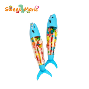 Mehrfarbige Hai-förmige Flasche Jelly Beans Kinderspielzeug Süßigkeiten Boxpackung Weiche Bonbons - Product Image 4