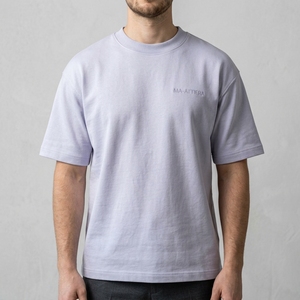Men's <b>T</b> <b>Shirt</b> Light Lavender Crew Neck Short Sleeve <b>Oversized</b> Fit <b>Plain</b> Casual Tshirt Streetwear Clothes <b>T</b> <b>Shirt</b> - Product Image 1