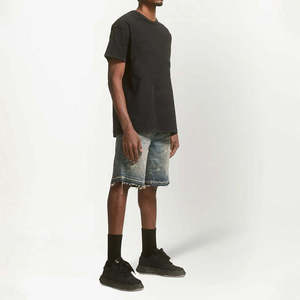 Shorts en jean pour hommes OEM, Nouveautés, Nouvelle mode estivale, Streetwear décontracté, Jeans de haute qualité, Lavage clair, Confortables et respirants - Product Image 3