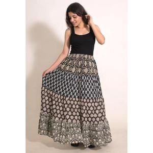 Boho Cotton Patchwork <b>Long</b> <b>Skirt</b> Handmade Indian Maxi <b>Skirt</b> Hippie <b>Summer</b> Wear Clothing for Women - Product Image 2