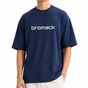 Camiseta de Hombre Personalizada, de Color, Talla Grande, de Punto, Manga Corta, Corte Regular, Informal, Transpirable, de Secado Rápido, Cuello Redondo, Lisa - Product Image 1