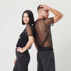 Lightweight <b>See</b> <b>Through</b> Casual T <b>Shirts</b> Streetwear Sheer Mesh Tee <b>Shirt</b> Transparent Mesh Fashion Summer Tops - Product Image 6