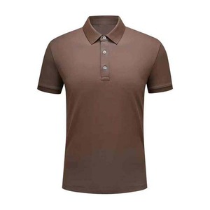 Polo homme vert uni à manches courtes, style décontracté, coupe classique, boutons sur le devant - Product Image 6