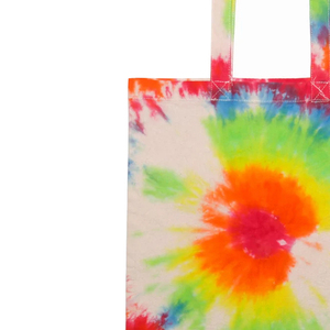 Extra Large Capacity Custom Color High Quality Reusable Supermarket Grocery Promotion Shopping Tie Dye Cotton Canvas <b>Bag</b> - Product Image 5