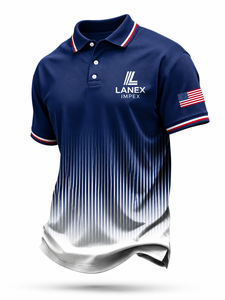 Camiseta de Golf Personalizada para Hombre, 100% Poliéster, Sublimada, de Manga Corta, Secado Rápido, Transpirable, para Empresas - Product Image 1