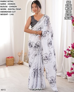 black Neelam saree - Product Image 4