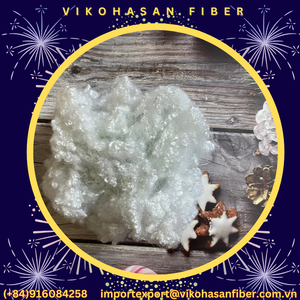Vikohasan Fibra de Poliéster 100% Reciclada, Tipo Hueso 7D HCS, Material Siliconizado para Relleno de Almohadas y Juguetes - Product Image 6