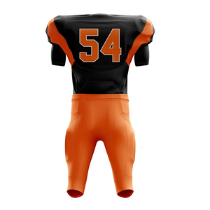Uniforme de football américain sur mesure de haute qualité pour hommes, 100% polyester, séchage rapide, équipe Lamar Jackson, toutes saisons - Product Image 2
