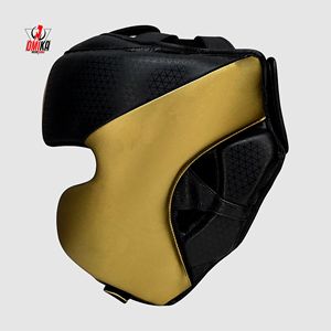 Best Protection Performance Customized Color Size Comfortable MMA Leather Kick Boxing <b>Training</b> <b>Head</b> Guard for Men Breathable - Product Image 2