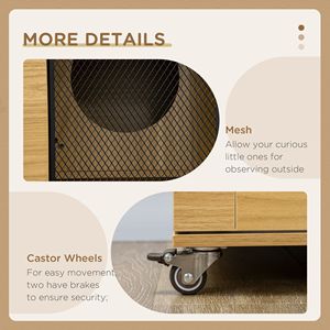 Lussuoso e Ampio Condo per Gatti, Scala/Torre di Arrampicata/Casa per Animali Domestici Eco-Friendly, Design Moderno Classico Solido per Ufficio, Idea Regalo di Natale - Product Image 6