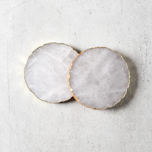 Modern Stone Marble <b>Coaster</b> Set Premium Natural Material <b>Drink</b> <b>Coasters</b> With Sleek Finish Durable Surface Protects Furniture - Product Image 2