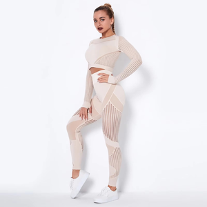 Conjunto Deportivo de Yoga Transpirable para Mujer, Estilo Casual con Tirantes Delgados, Pantalones Anchos con Cintura Elástica para un Ajuste Ceñido - Product Image 6