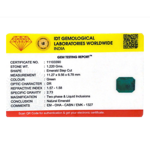 Natural Zambian Emerald 6.1 Carat Loose Gemstone Emerald Cut for Fine Jewelry - Product Image 4