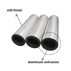 Tubo redondo de aluminio extruido CNC 7075 T6 Servicios de doblado y corte Superficie anodizada personalizable para uso industrial - Product Image 3