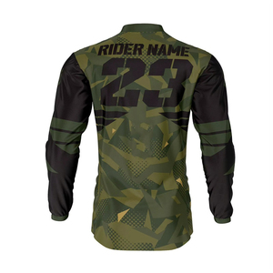 Maillot de motocross professionnel personnalisé, dernier design, coupe-vent, imperméable, imprimé par sublimation, caractéristiques VTT - Product Image 2