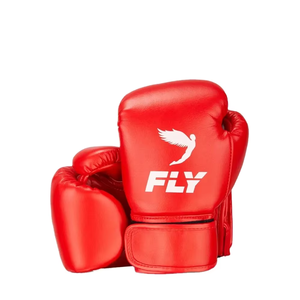 ถุงมือชกมวยเด็ก Red Fly Kids Superloop ระดับมืออาชีพ ผลิตตามสั่ง คุณภาพสูง หนังแท้ ปิดแบบตีนตุ๊กแก รับออกแบบโลโก้ OEM - Product Image 1