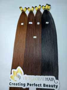 100% precio al por mayor cabello humano crudo nuevos productos de alta calidad a granel cabello liso natural - Product Image 2