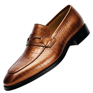 Bottes en cuir véritable automne hiver de haute qualité pour hommes, vente en gros - Product Image 1