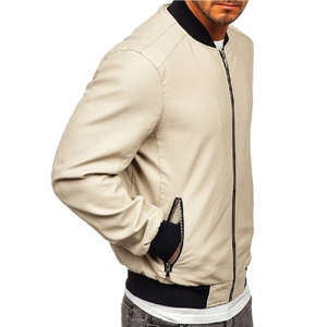 Chaqueta Bomber de Estilo Clásico para Hombre, Cómoda, Ligera, con Cierre, a la Moda, Informal, Estilo Urbano - Product Image 4