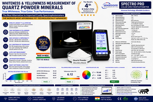 Espectrofotómetro de Color SENSEGOOD SPECTRO PRO, Apertura de 77 mm, Iluminación LED, Conectividad USB, Modo de Laboratorio, Hecho en India - Product Image 6