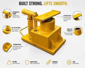 Hot Sale Heavy Duty <b>Hydraulic</b> Track Jack Railway Rail Lifting <b>Tool</b> for Track Maintenance Repair and Construction Applications - Product Image 3