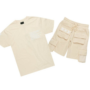 Ensemble T-shirt et short d'été pour homme – Tenue décontractée deux pièces pour la gym, le fitness, l'entraînement et le confort quotidien - Product Image 6