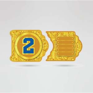 Ceinture de championnat de lutte personnalisée avec sangle noire et plaques métalliques dorées, équipement sportif personnalisé, ceinture de championnat sur mesure - Product Image 5