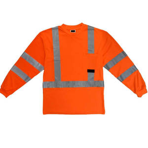 Fluorescent Yellow Hi Vis <b>Polo</b> <b>Shirt</b> Reflective Safety Workwear ANSI Class <b>3</b> Construction Traffic Security Work <b>Shirt</b> Short - Product Image 3