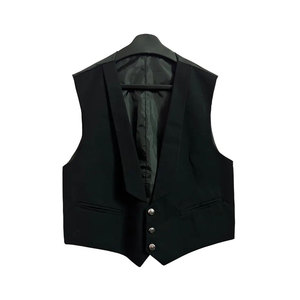 Veste de kilt écossais Prince Charlie vert olive foncé avec gilet, sur mesure, en laine, pour mariage - Product Image 3