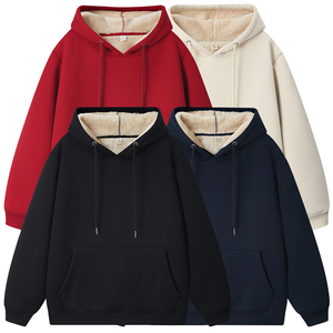 Sudadera con capucha y pantalones de chándal de algodón grueso, más económicos que los similares, tasa de recompra del 50%, la mejor sudadera extragrande para hombre y mujer - Product Image 6