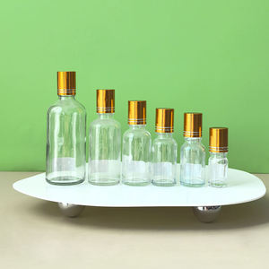 Flacon compte-gouttes en verre avec bille en acier pour huiles essentielles, formats 5ML, 10ML, 15ML, 20ML, 30ML, 50ML, 100ML – Idéal pour le reconditionnement - Product Image 1