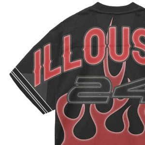 American Football Jersey Custom Boxy Oversized Blank <b>Cropped</b> 100% Polyester Quick Dry Breathable <b>for</b> Online Sale - Product Image 3