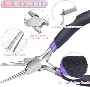 Kit de stylos rotatifs de précision en acier inoxydable pour tatouage, lot de 3, outils durables pour la fabrication de bijoux avec logo personnalisé pour anneaux de jonction et artisanat DIY - Product Image 5