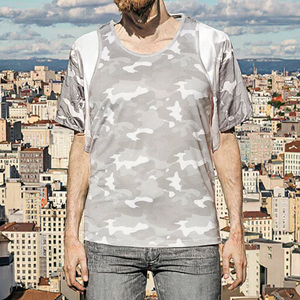 Camiseta sin mangas de cuello redondo para hombre, hecha a medida, transpirable, de punto, estilo urbano, color liso, de algodón y elastano, talla grande, de alta calidad - Product Image 2