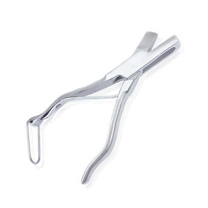 Herramienta Veterinaria Ajustable de Aluminio, Tipo V Invertida en Forma de U, de Acero Inoxidable, Manual, para Perforar Orejas, Tamaños Grande y Pequeño - Product Image 1